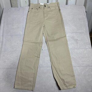Lavana‎ Straight Jeans Mens Light Khaki Denim 5-Pocket Zip Fly 30x30 NWT